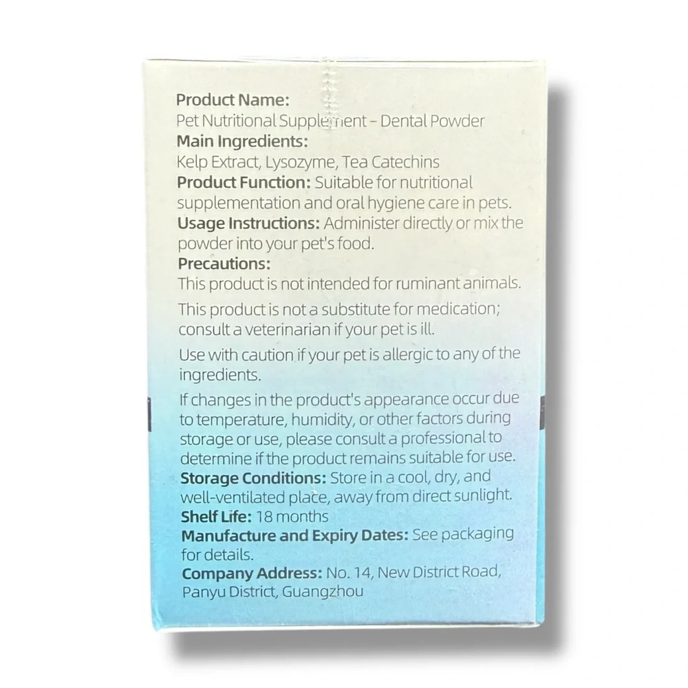 OMYGYM Dog Dental Powder Teeth Whitening Oral Care Teeth Stain Remover EXP 12/26 - Picture 9 of 13